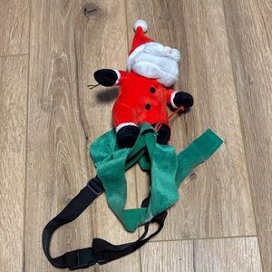 Santa Claus Plush Dog Harness
